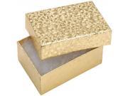 Jewelry Boxes 3 X2.125 X1 6 Pkg Gold