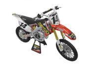 New Ray Die Cast Honda Kevin Windham Geico Powersports Motorcycle Replica 1 6 Scale