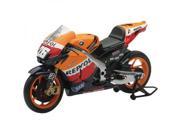 New Ray Die Cast Honda Repsol Moto GP Dani Pedrosa Motorcycle Replica 1 12 Scale Orange