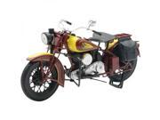 New Ray Die Cast Indian Sport Scout 1934 Motorcycle Replica 1 12 Scale Yellow