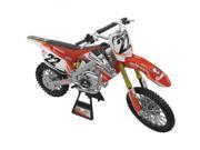 New Ray Die Cast 22 Motorsports 2012 Chad Reed Motorcycle Replica 1 12 Scale