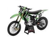 New Ray Die Cast 22 Motorsports Kawasaki Chad Reed Motorcycle Replica 1 12 Scale