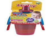 Nuby Wash or Toss 7 oz. Trainer Cups 4 Pack Case Pack 24