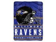 Ravens 50 x60 Silk Touch Throw Stacked Series