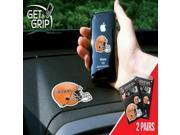 Fanmats 13130 NFL Cleveland Browns Get a Grip 2 Pack Small 1.5 in. Large 3 in.