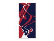Texans National Football League Puzzle 34 x 72 Over sized Beach Towel