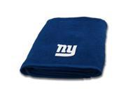 NY Giants National Football League 25 x 50 Bath Towel with Embroidered Applique Logo