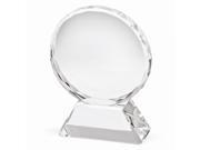 Optical Crystal Round Award Etching Personalized Gift Item