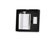 Stainless Steel Flask Money Clip Gift Set Engravable Personalized Gift Item