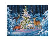 Woodland Glow Counted Cross Stitch Kit 14 X11 14 Count