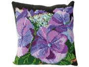 Hydrangea Cushion Tapestry Kit 15.75 X15.75 Stitched In Floss