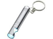 ST50129 LED Pocket Flashlight w Bottler Opener Silver