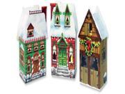 Christmas Village Favor Boxes 3.75 x 6.75 Case Pack 12