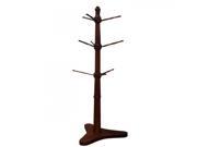 Mahogany wood coat rack stand with solid mahogany base coat rack stand mah