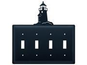 Lighthouse Quadruple Switch Cover