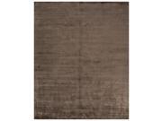 Luxury Solid Pattern Beige Brown Art Silk Area Rug 2x3
