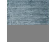 Luxury Solid Pattern Blue Art Silk Area Rug 2x3