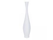 Pure White Trumpet Vase Large