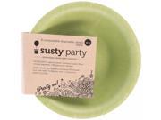 Susty Party Bowl 12 oz Light Green Compostable 8 count case of 12