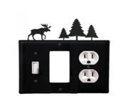 Moose Pine Trees Single Switch GFI and Outlet Cover