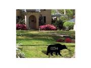 Bear Customized Lawn Plaque