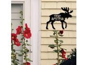 Moose Customized House Plaque