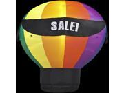Home Decor Hot Air Balloon with 4 Banners