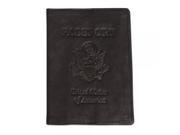 Black or Blue Leather Passport Cover