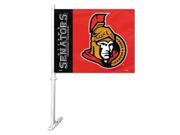 Ottawa Senators Car Flag W Wall Bracket