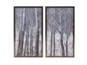 BENZARA IMX A0276300 Frosted Framed Oil Painting on Metal Ast 2