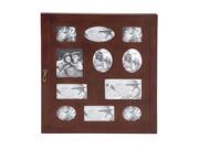 The Joyous Wood Glass Wall Photo Cabinet