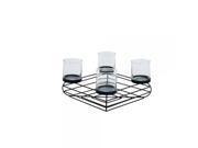 Metal Glass Candle Holder 12 W