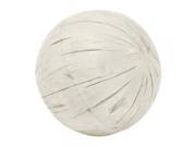 Benzara 40439 Resin Ball Ivory Wood
