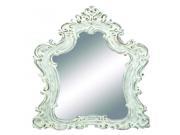 Mirror InSilver Color With Traditional Design