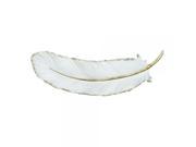 Ps Wht Feather Wall decor 23 W