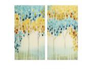 BENZARA IMX A0282166 Adorable Forest Mosaic Acrylic Floating Wall Art Assorted 2