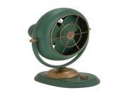 Attractive Sled Green Polished Metal Fandecor
