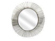 BENZARA IMX 85412 Fabulous Navio Silver Leaf Abstract Wall Mirror