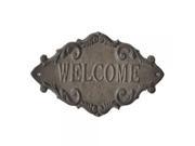 Benzara 48239 Cast Iron Welcome Sign