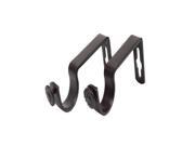 Wall Bracket for 13 16 Curtain Rod Cocoa