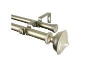 Leopold Double Curtain Rod 28 48 inch Light Gold