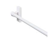 Rod Desyne Home Decorative Magnetic Curtain Rod 17 30 inch White