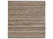 Solids Heather Pattern Gray Neutral Wool Area Rug 2x3