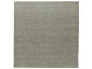 Solids Heather Pattern Gray Neutral Polyester Area Rug 5x8