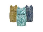 BENZARA IMX A0314119 Incredible Bristol Owl Canisters Ast 3