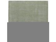 Solids Heather Pattern Green Blue Wool and Viscose Area Rug 8x11