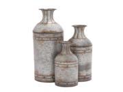 The Cool Set Of 3 Metal Vase