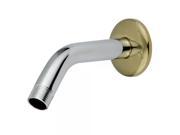 Trimscape 6 Shower Arm with Flange Polished Chrome and Polished Brass Polished Chrome Polished Brass