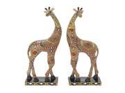BENZARA 20712 Gorgeous Polystyrene Giraffe 2 Assorted 5 W 14 H