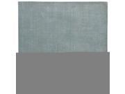 Solids Heather Pattern Blue Gray Wool and Viscose Area Rug 8x11